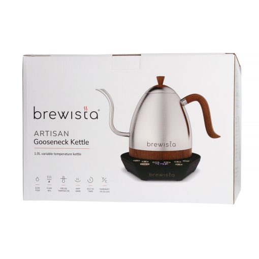 Brewista Artisan - Állítható hőmérsékletű elektromos rozsdamentes acál vízforraló 1 liter 