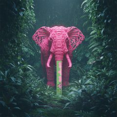 Curiosity series: Pink Elephant - Limited edition!